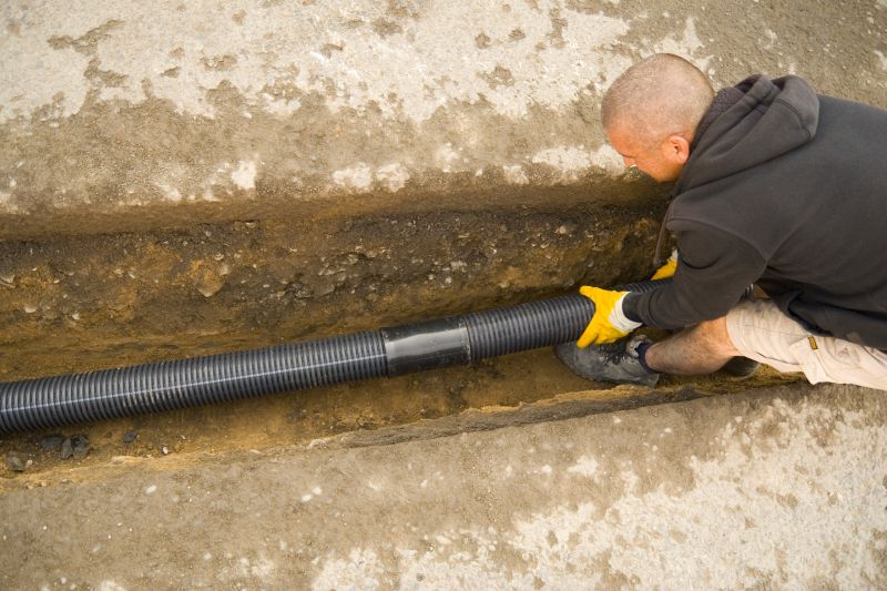 Exterior Drain Installation